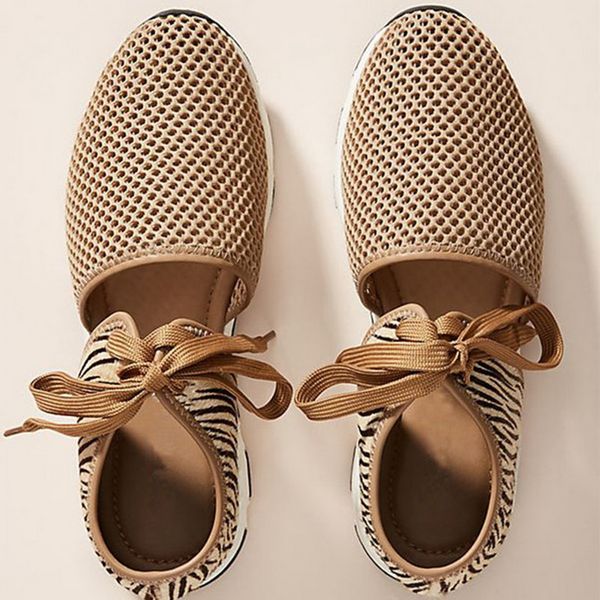 

women flats 2020 spring summer ladies mesh flat shoes leopard women soft breathable sneakers casual shoes zapatos de mujer, Black