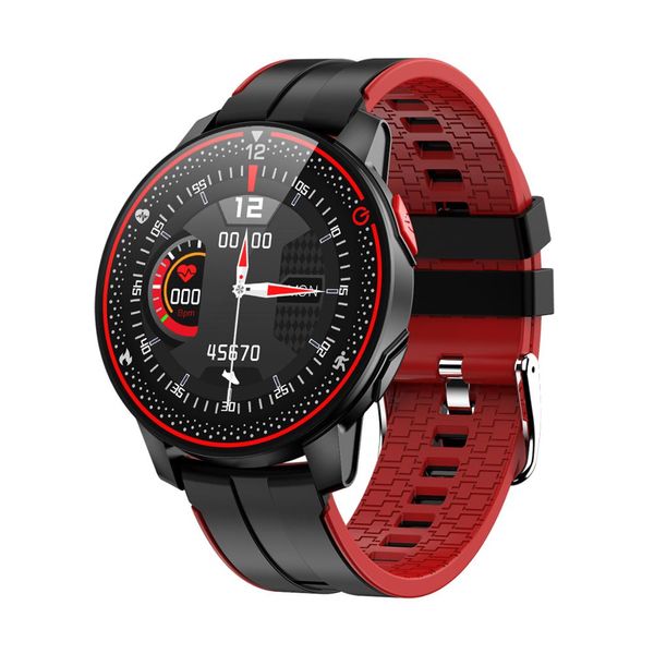 

r18 smart watch ip68 waterproof sport fitness tracker heart rate monitor men women bluetooth 5.0 smartwatch for android ios new