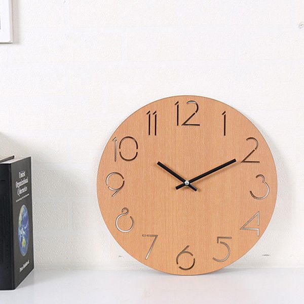 

12" decoration modern european eco-friendly battery-operated wall clock