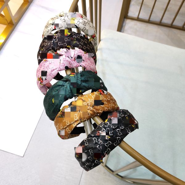 

2020 hairband women silk headbands fashion head wraps elastic stripe headband for women girl printing hair accessories, Silver