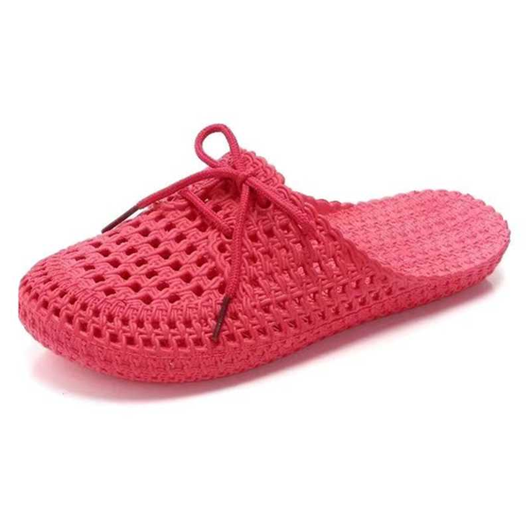 

2020 ms new beach casual sandals snd slippers female hollow hole shoes home indoor and outdoor drag lazy fashion student drag, Black