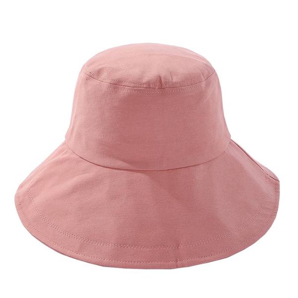 

summer bucket hat for women foldable sun hats sunscreen cotton fishermen hunting caps basin chapeau sun prevent beach cap, Blue;gray