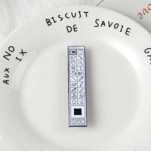 

pins, brooches ps toolbar pins classic software pographers badges bag accessories enamel for friends gifts jewelry, Gray