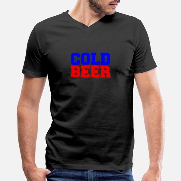 

cold beer t shirt men custom short sleeve o-neck solid color sunlight authentic summer style formal shirt, White;black