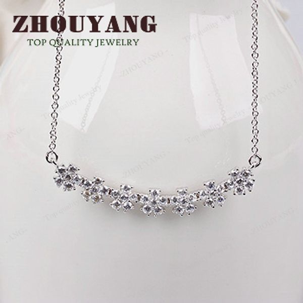 

zyn326 noble crystal silver color fashion pendant jewelry made with austria crystal