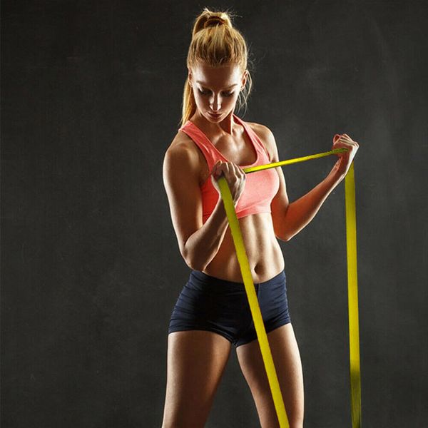 

resistance bands fitness latex loop exercise elastic band pilates workout latex tube pull rope training home gym equipment