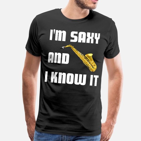 

saxophone t shirt men designer short sleeve s-xxxl formal sunlight basic summer cool shirt