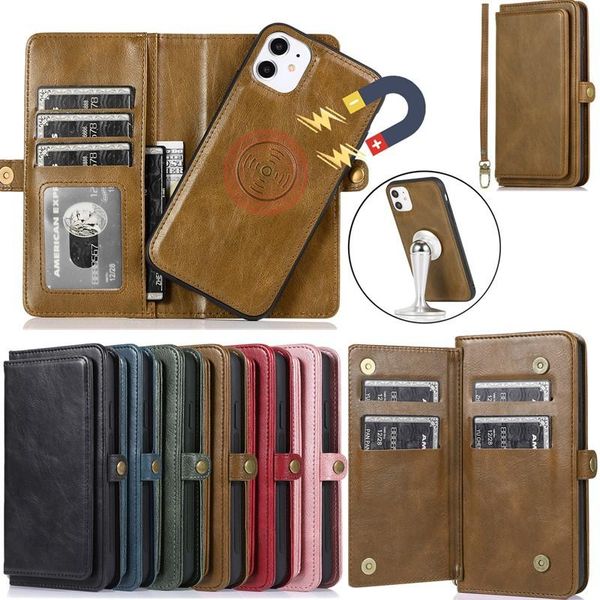 

cgjxsretro pu leather case for iphone x 6s 7 8 plus xs multi card holder phone cases for iphone xs xr max cover