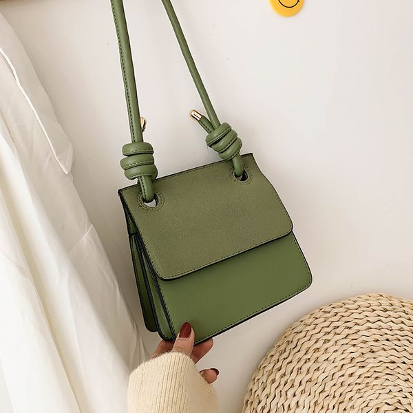 

popular bag women new style textured shoulder bag matte fashion small square