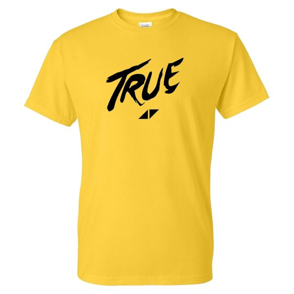 

t-shirt dj avicii print fashion streetwear men women sport casual tshirt true letter pattern cotton shirt tees male clothes