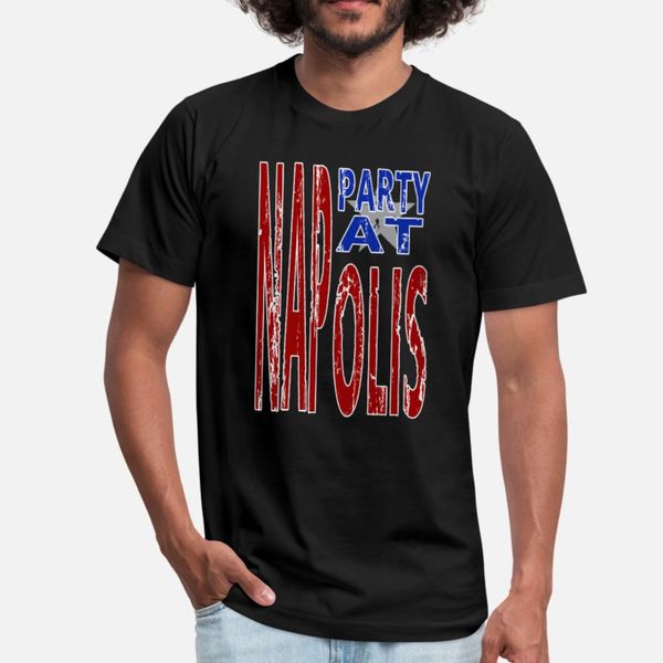 

partyatnapolis t shirt men printing cotton round neck trend fitness building spring vintage shirt