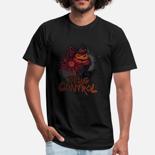 

taking control mind conditioning scary halloween t shirt men knitted 100% cotton s-3xl basic solid famous casual spring letter shirt