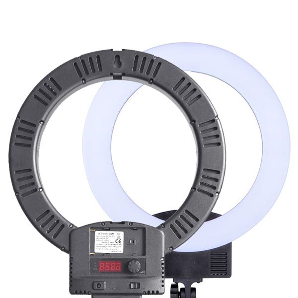 

12 inch led ring light pgraphy video studio flash lighting makeup ring lamp camera p youtube vk phone selfie lights