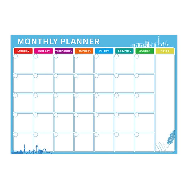 

pen ежемесячно еженедельно съемная главная стираемая magnetic memo календарь whiteboard kit