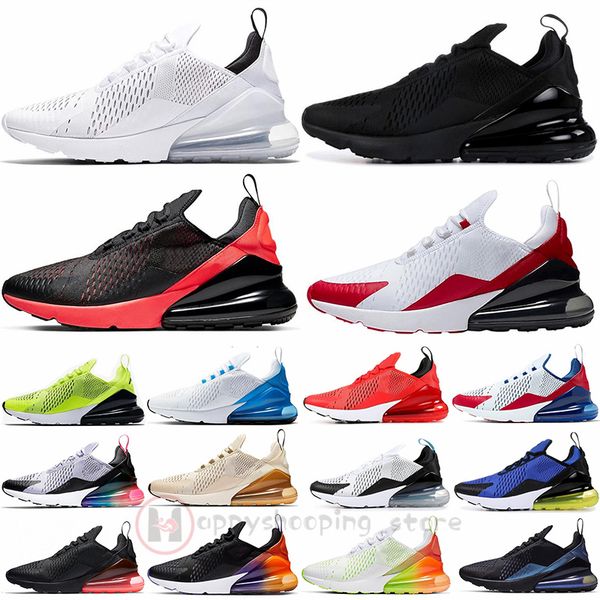 

big size 36-49 aire vapourmax 270og running shoes triple black core white gym red cool grey mens trainers star vapour maxx sports sneakers