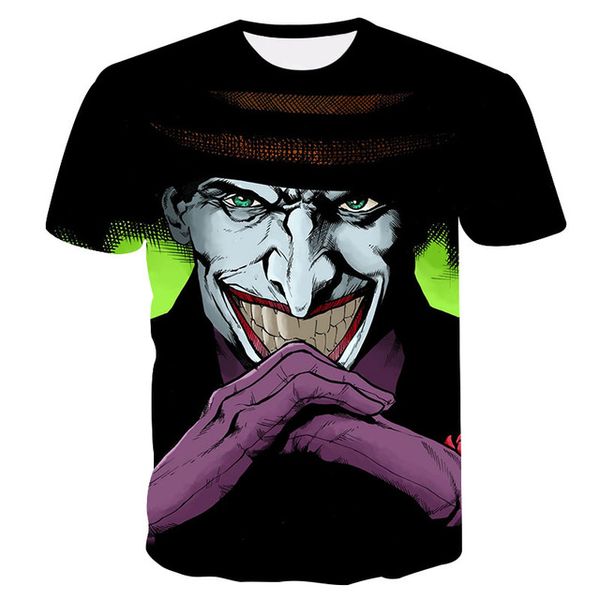 

brand quick-drying skull cool 3d print shirts horror anime anime men clothing