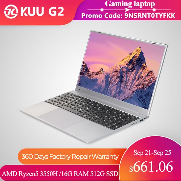 

15.6 inch gaming lapamd ryzen5 3550h processor 16gb ram ddr4 pcie ssd windows 10 ips screen office gaming notebook