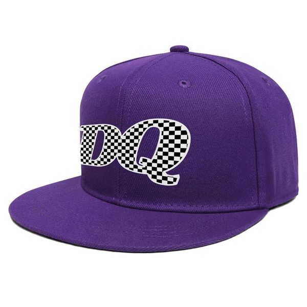 

dairy queen dq ice cream plaid printing flat brim baseball cap designer team trucker hats american flag camouflage vintage old, Blue;gray