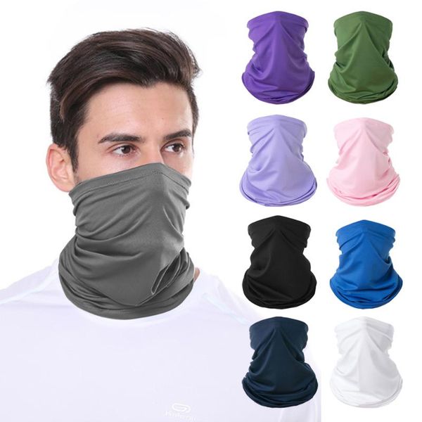 

cycling caps & masks cool face mask turban magic scarf outdoor sports bicycle riding headband bike balaclava neck tubes warmer bandan, Black