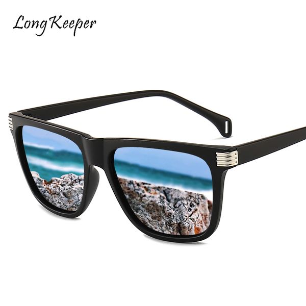 

2020 new polarized sunglasses men square sport sun glasses male uv400 oversized goggles driving fishing sunglass oculoa de sol, White;black