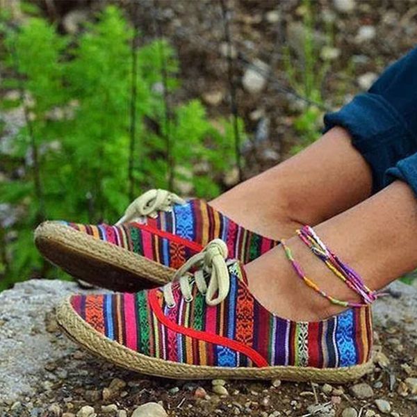

women flats colorful lace up woman shoes canvas ladies fashion casual shoe plus size zapatos de mujeres sneakers, Black
