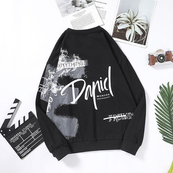 

2020 new brand high quality loose Pullover ins style printed Hoodie casual cotton sweatshirt designer Hoodie