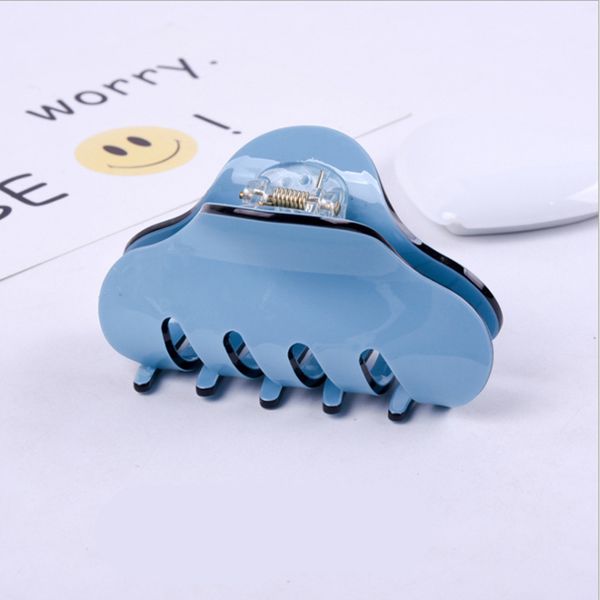 

1pcs nice hairclip large size acrylic hairpins candy color hair clip shiny crab hair for women girls accessories