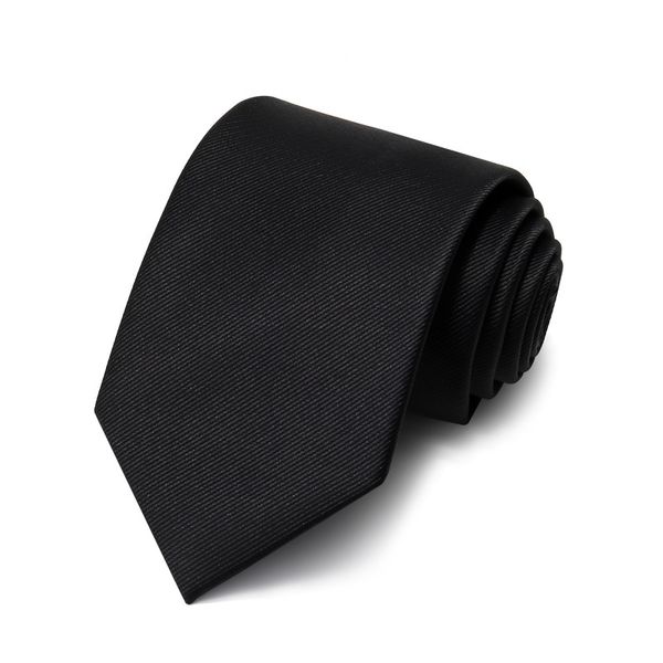 

bow ties 2021 designer fashion white twill black 8cm for men zipper necktie business work formal suit with gift box, Black;gray