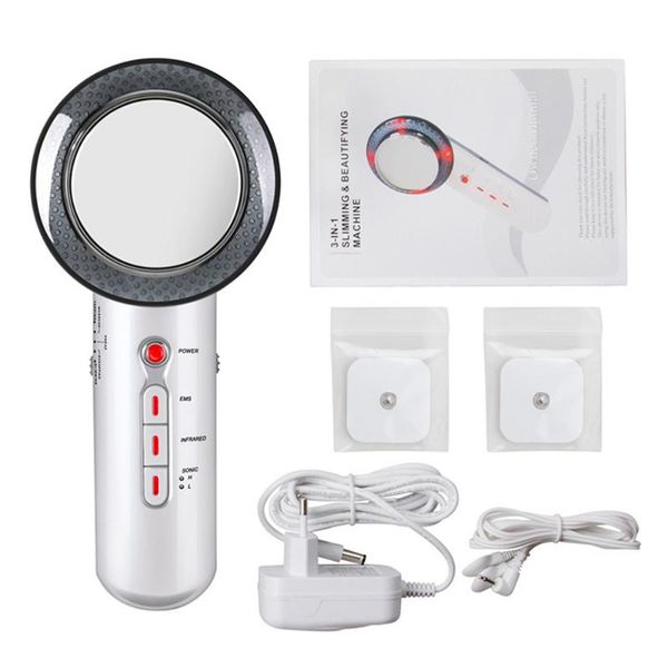 

3 in 1 ultrasonic body slimming massager infrared cavitation ems cellulite skin care galvanic therapy fat burning beauty device
