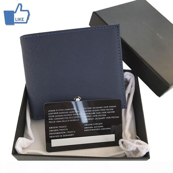 

new men's wallet fashion pocket short wallet blue style leather foldable cash clip r wallet, Red;black