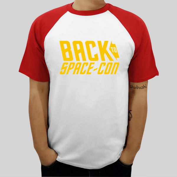 

mens raglan sleeve t-shirt cotton back to space con men's t-shirt summer fashion ringer tee male tee-shirt ringer