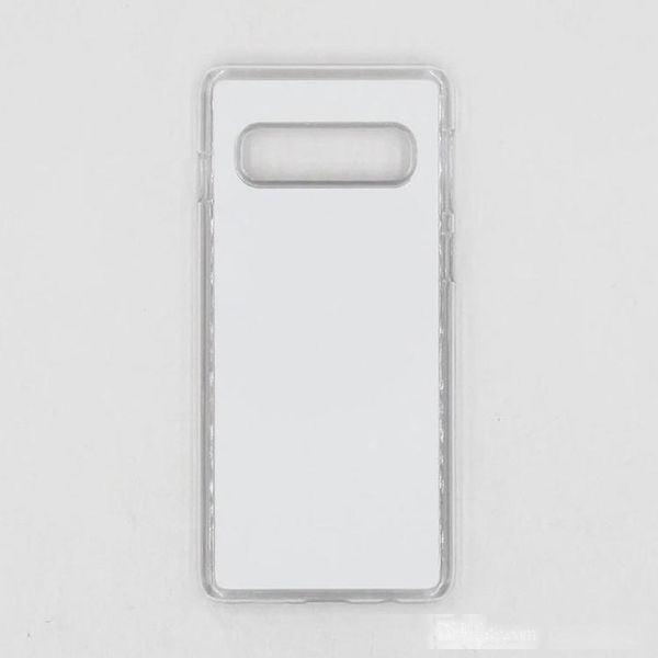

new arrival wholesale blank sublimation 2d plastic cell phone case for samsung s10 s10 plus heat printing your design phone shell