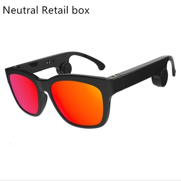 

bluetooth oem nfc power on connection bone conduction bluetooth music sunglasses g2 ch01, Blue