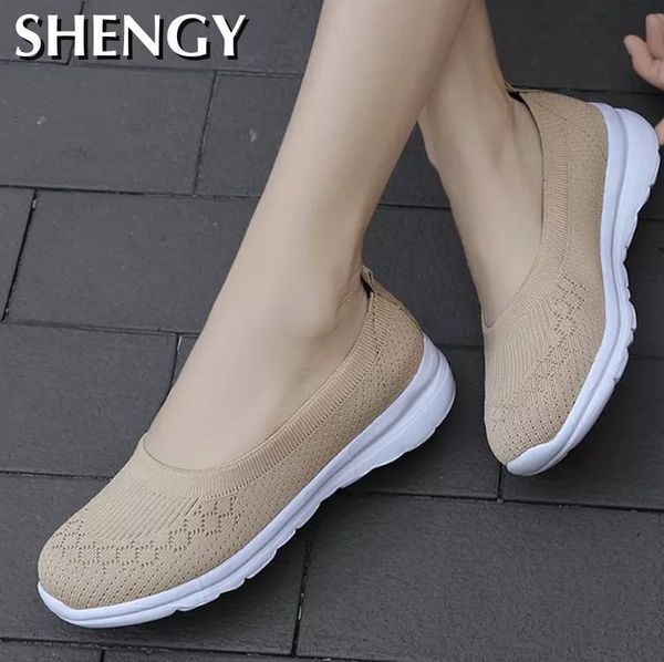 

women's flat casual shoes 2020 new stretch shoes retro fabric woven soft and light casual outdoor walking comfort, Black