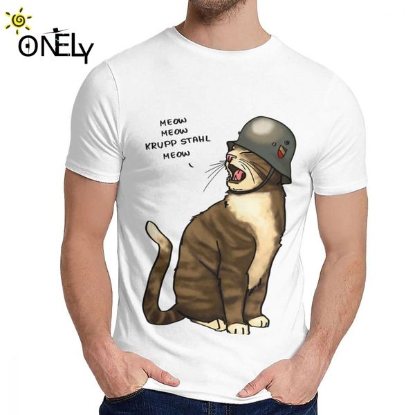 

custom wehrmacht german big cat t shirt for male hipster great camiseta classic round neck