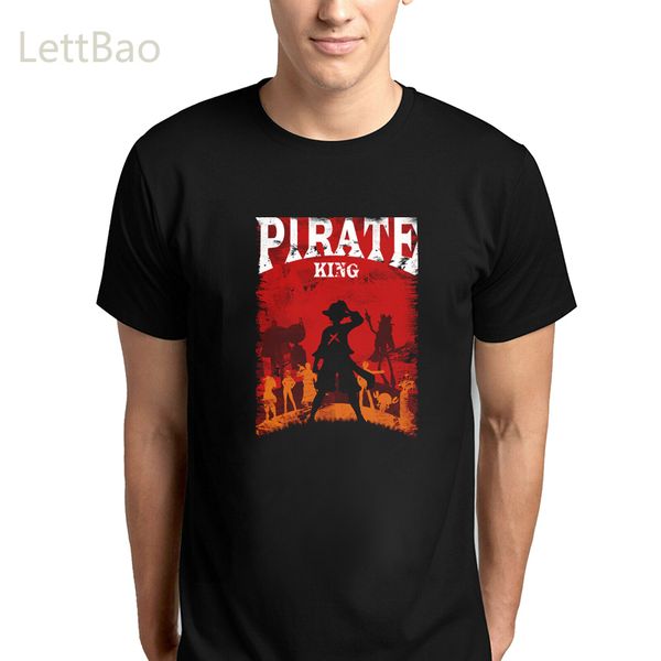 

anime t-shirts king of pirate summer harajuku men woman t-shirt casual tees camisetas round neck streetwear t-shirts