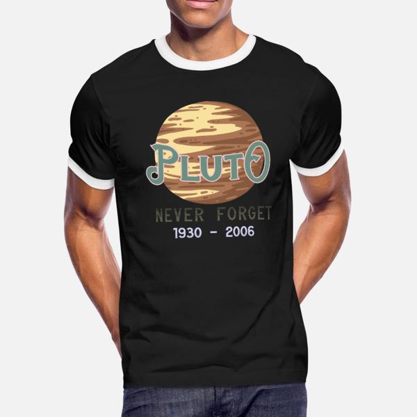 

pluto never forget 1930 2006,pluto idea gift t shirt men create 100% cotton round collar natural graphic fashion summer unique shirt