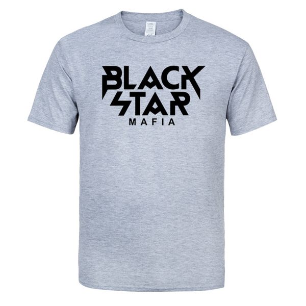 

t shirt men 2019 new fashion black star mafia printed fashionable round neck t-shirts men's short sleeve tshirt jersey
