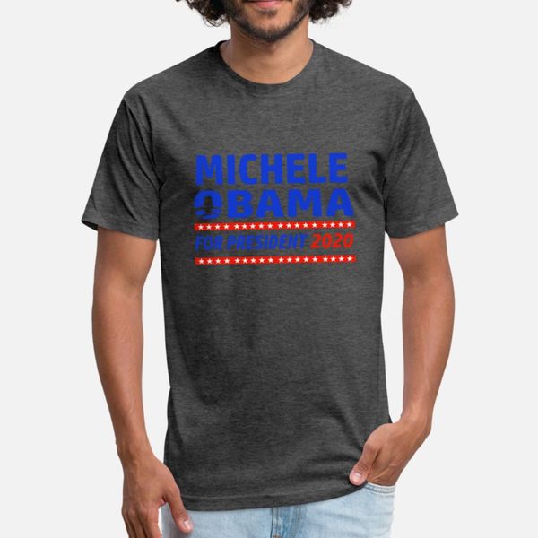 

мишель обама 2020 designs тенниски мужчина настройка тройник рубашка crew neck унисекс интересных смешной летний стиль отдых рубашка