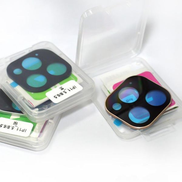 

cgjxsmetal rear camera lens full coveraged screen protector tempered glass for iphone11 11 pro max ultra thin 9h back hard protective glass