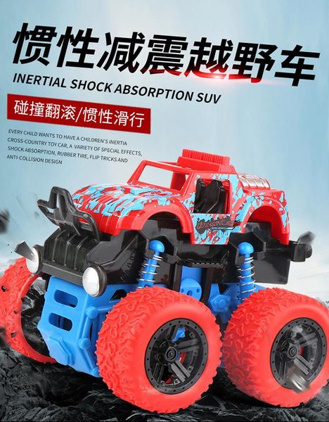 

selling childrens toy four-wheel drive interia off-road with stunt boy model suv rock car for export wholesale