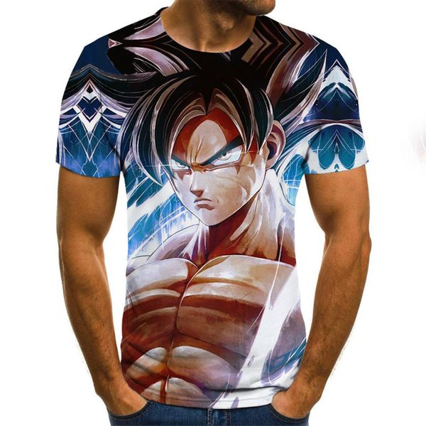 

men character summer character z super son goku cosplay homme 3d print shirts oversized harajuku plus size men clothing
