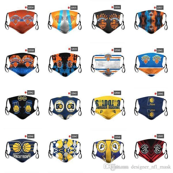

dhl --- 2020 new designer personality 5 layer dustproof protective mask men and women pure cotton mask baseball team face mask