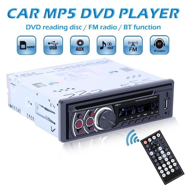 

1 din car radio bluetooth car stereo audio mp3 player cd vcd dvd player aux usb fm radio 1din autoradio