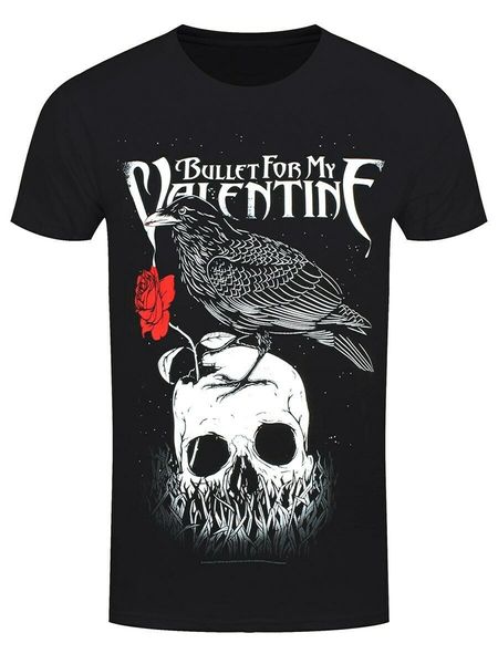 

bfmv футболка raven пуля для my valentine мужской футболку black style round