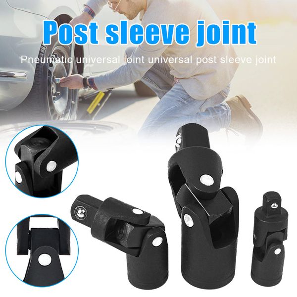 

3pcs/set drive universal joint swivel wobble socket impact extension tools kit