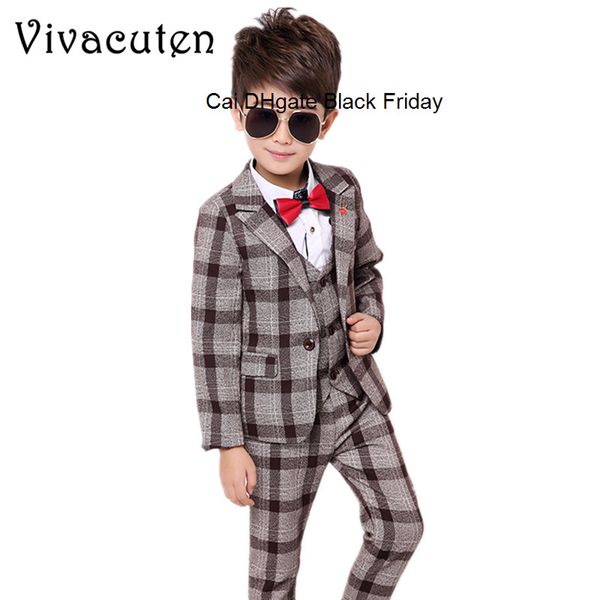 

new boys formal suits for weddings brand kids party tuxedos boys gentlemen birhtday dress blazer vest pants shirt costume f021