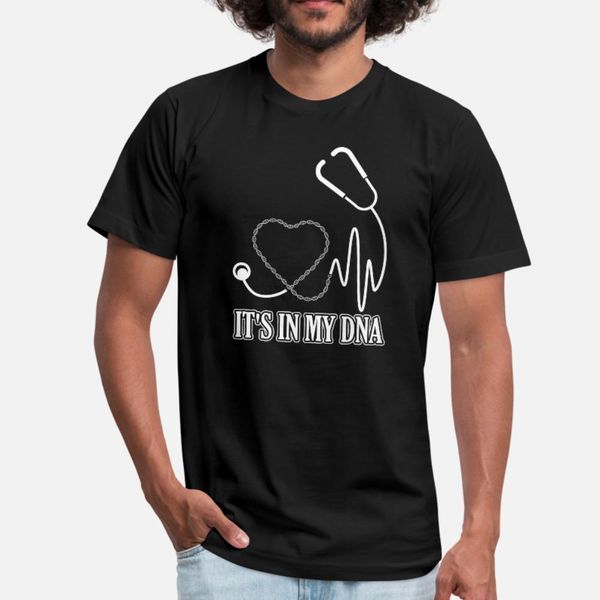 

it s in my dna funny doctor t shirt men printing short sleeve crew neck family graphic comfortable spring unique shirt