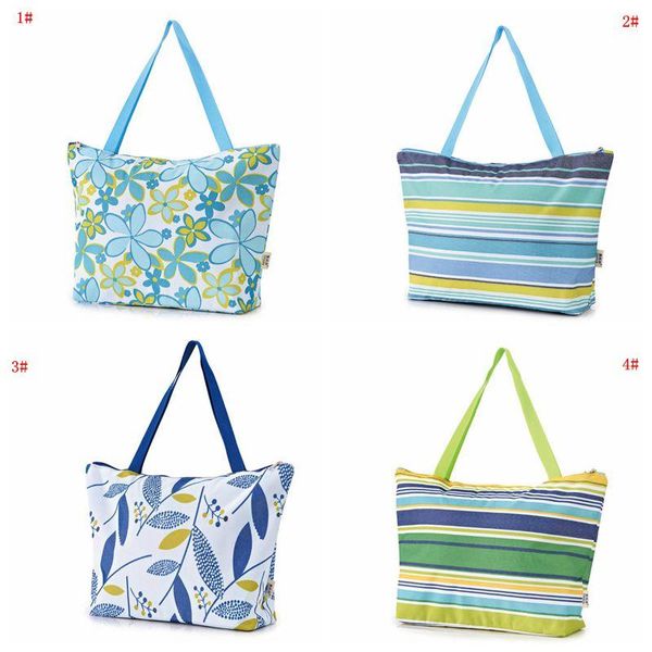 

folding shopping bag portable foldable bag oxford cloth waterproof shoulder bag camp picnic travel large capacity organizer bags dbc vt0399