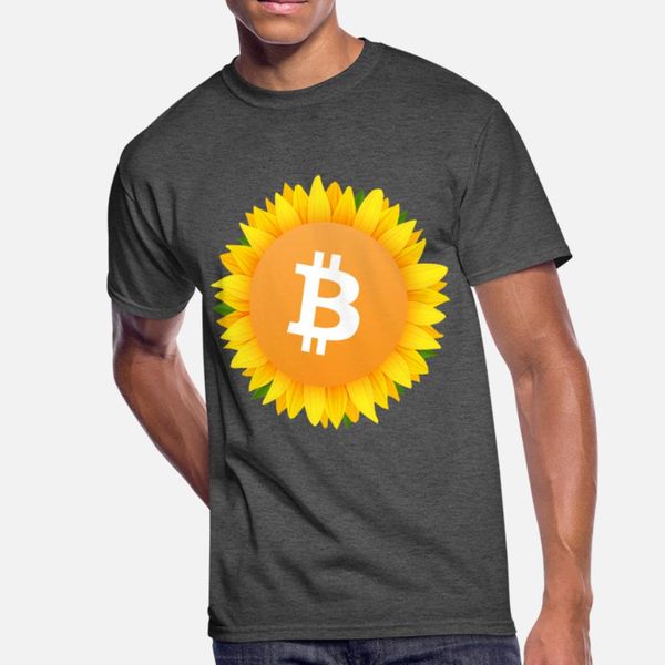 

bitcoin crypto cryptocurrency sunflower t shirt men printed tee shirt size s-3xl letter interesting humor summer trend shirt